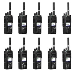 Радіостанція цифрова Motorola MotoTRBO DP4800 VHF AES-256 шифрування, комплект 10 штук