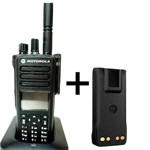 Рація цифрова професійна Motorola DP4800 VHF + доп. акумулятор Радіостанція Моторола для ЗСУ від компанії Wondertech - фото 1