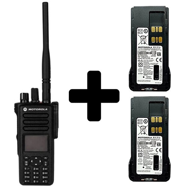 Радіостанція цифрова Motorola DP4800 VHF, 2 акумулятора IMPRES PMNN4544A  у комплекті від компанії Wondertech - фото 1