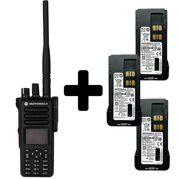 Радіостанція цифрова Motorola DP4800 VHF, 3 акумулятора IMPRES у комплекті від компанії Wondertech - фото 1