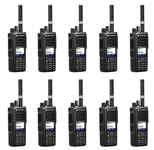 Радіостанція цифрова Motorola MotoTRBO DP4800 VHF AES-256 шифрування, комплект 10 штук від компанії Wondertech - фото 1