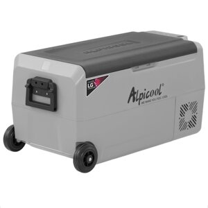 Компресорний автохолодильник Alpicool T36 (LG) (двокамерний, 36 літрів). Режим роботи до -20. Живлення 12, 24, 220 вольт