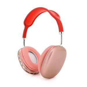 Бездротові Bluetooth навушники Macaron P9, Red