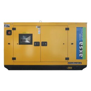 Генератор дизельний AKSA - A3CRX32T, трифазний 230/400V, 50Hz, 44KVA ( 35,2КВт ), обсяг 76л