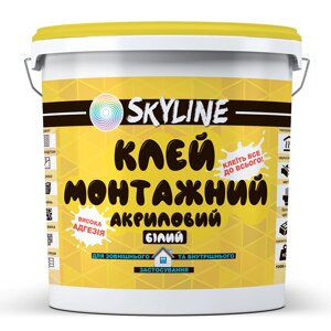 Клей липучка монтажний акриловий універсальний SkyLine 3.6 кг