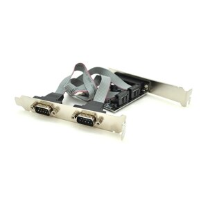 Контролер PCI-E=2xrs232(9pin)+LPT (25pin), TX382A, BOX