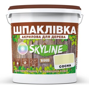 Шпаклівка для Дерева готова до застосування акрилова SkyLine Wood Сосна 7 кг