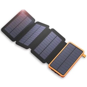 Зарядний пристрій на сонячних батареях Power Bank 25000mAh 10Вт