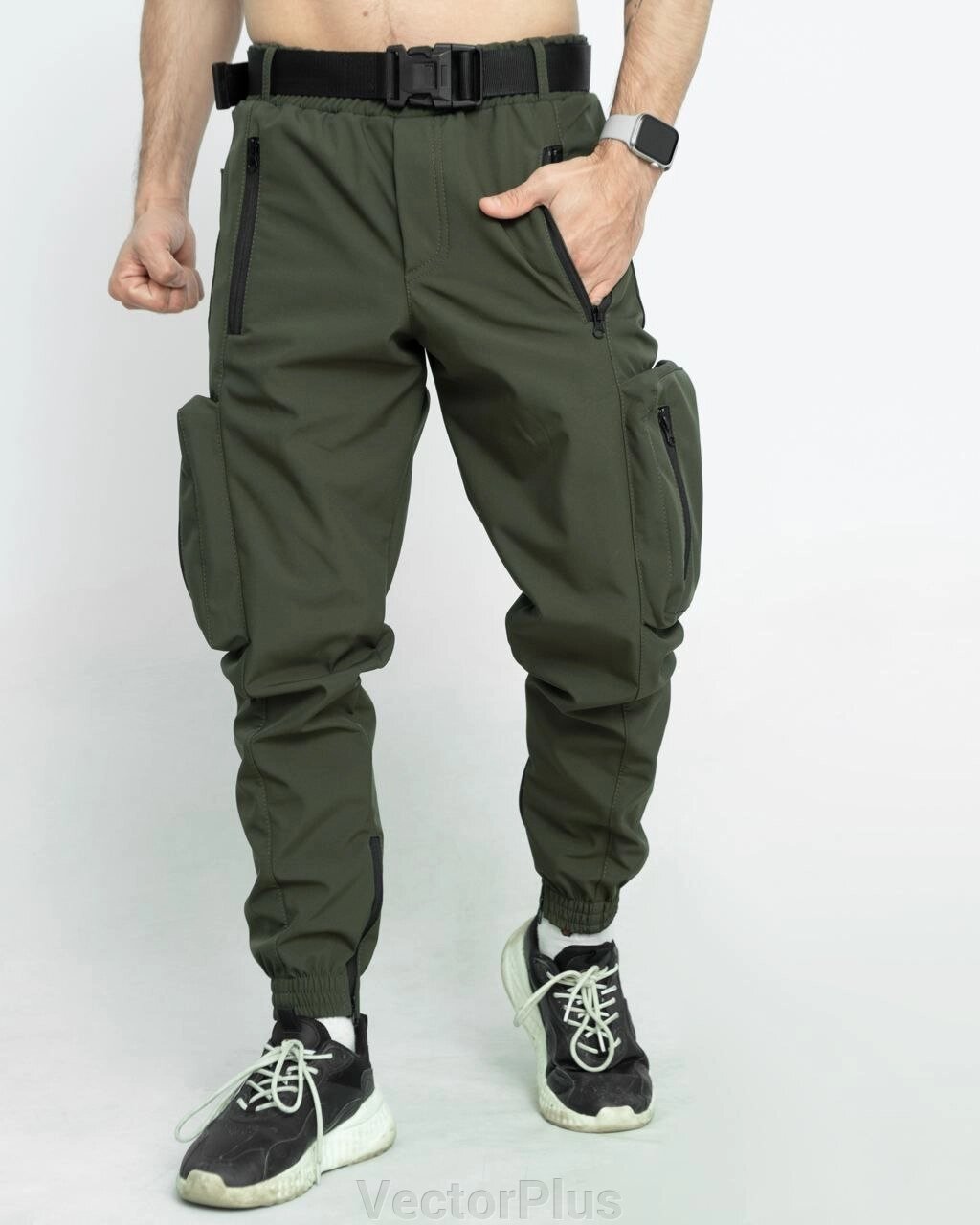 Чоловічі утеплені штани Ihtiander колір хакі нар. L 445062 від компанії VectorPlus - фото 1