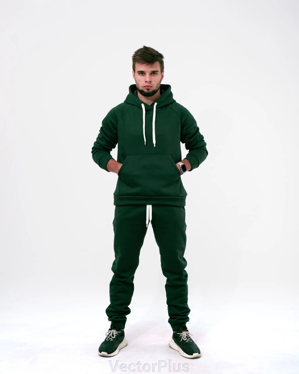 Чоловічий спортивний костюм Alex колір зелений нар. M/L 441836 від компанії VectorPlus - фото 1