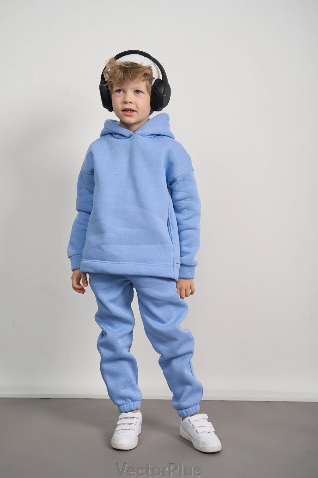 Дитячий спортивний костюм для хлопчика колір світло-блакитний нар. 110 444052 від компанії VectorPlus - фото 1