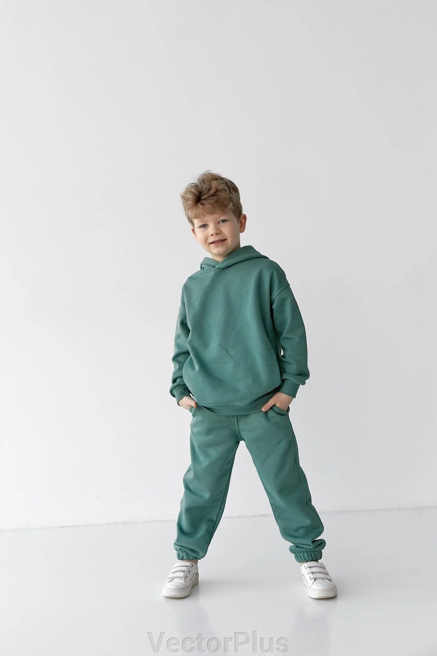 Дитячий спортивний костюм для хлопчика м'ята нар. 110 439045 від компанії VectorPlus - фото 1