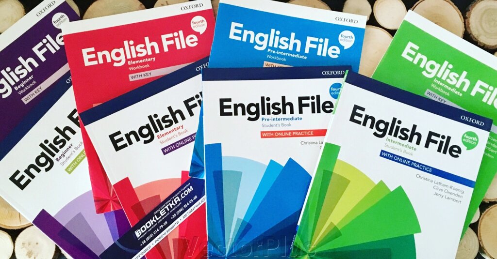 English File 4rd edition Student"s Book + Work Book ##от компании## VectorPlus - ##фото## 1