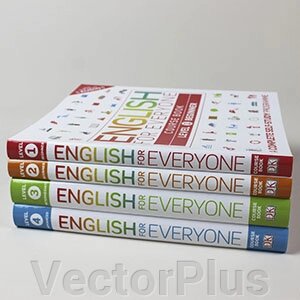English for Everyone 1, 2, 3, 4 / course book, practice book / від компанії VectorPlus - фото 1