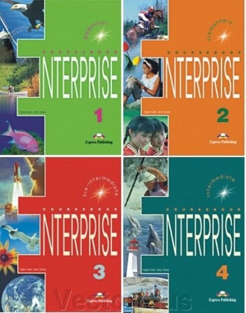 Enterprise 1,2,3,4 coursebook+Workbook від компанії VectorPlus - фото 1
