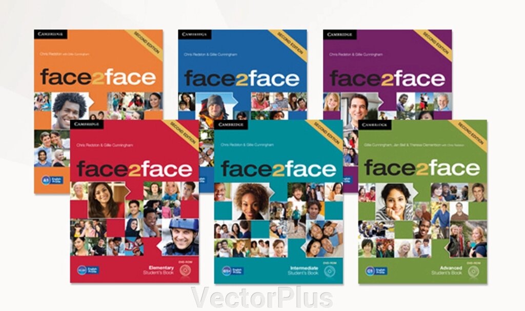 Face2Face 2nd Starter, Elementary, Pre, Upper, Intermediate, Advanced від компанії VectorPlus - фото 1