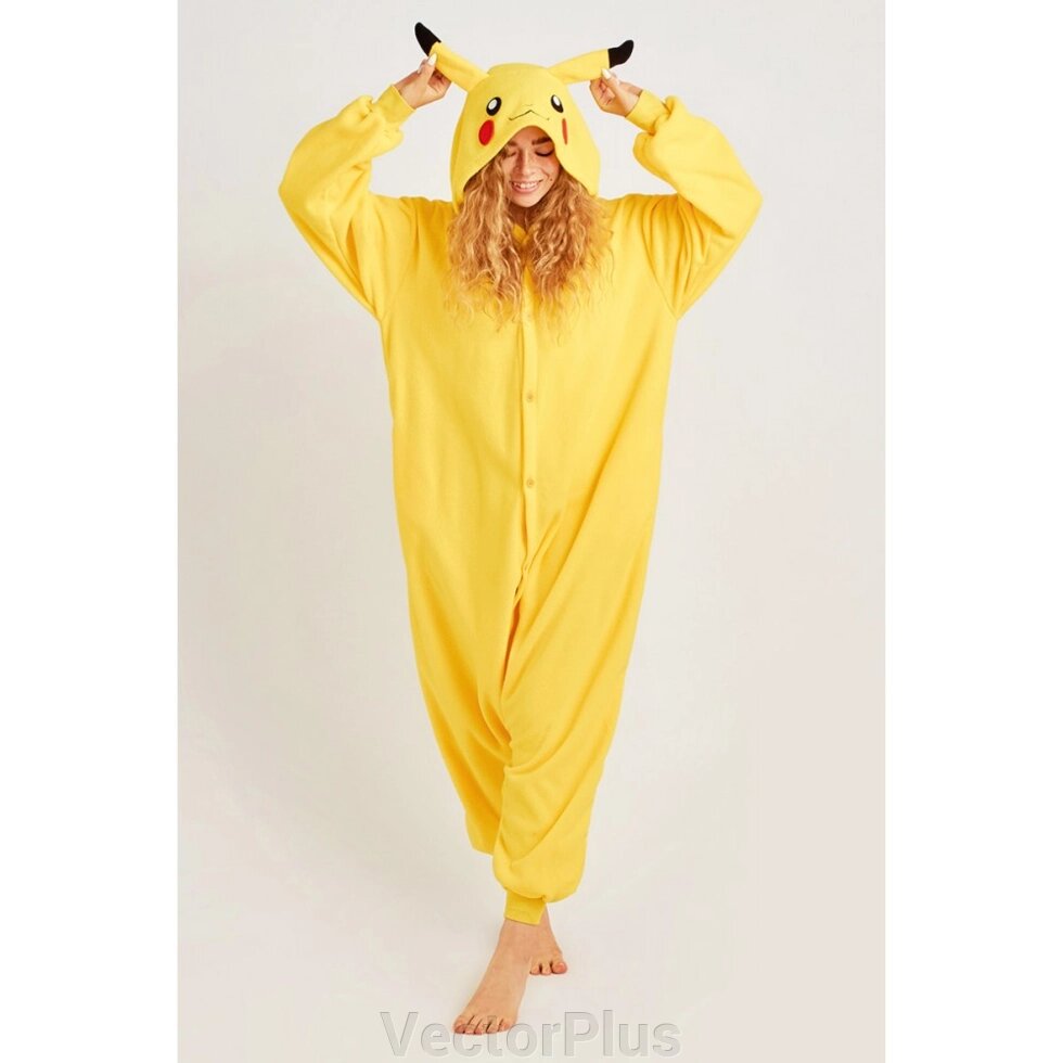Kigurumi Pikachu для дорослого розміру L 277620 від компанії VectorPlus - фото 1