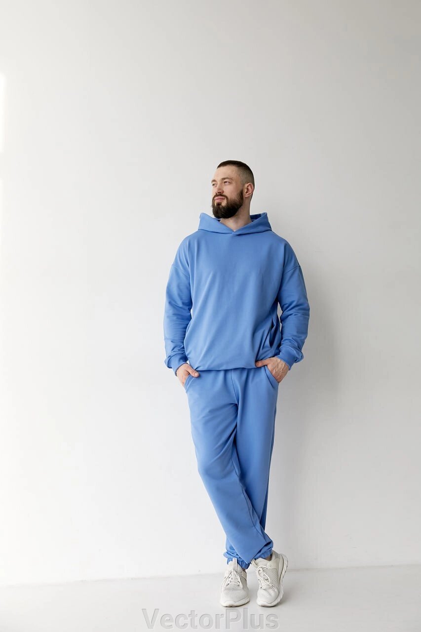 Колір чоловічого костюма синій 421210 від компанії VectorPlus - фото 1