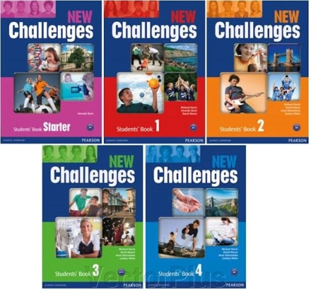 NEW Challenges 1, 2, 3, 4 Student "s book + Workbook від компанії VectorPlus - фото 1