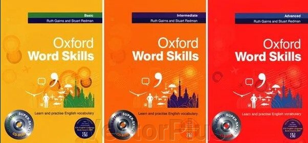 Oxford Word Skills Basic, Intermediate, Advanced ##от компании## VectorPlus - ##фото## 1