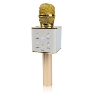Мікрофон караоке Tuxun Wireless Bluetooth Golden Q7 MS SKL118-130336