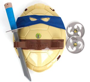 Бойовий набір Леонардо Черепашки ніндзя - маска, снаряд, 2 шурикени, меч skl14-207691
