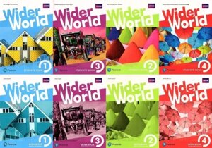 Wider World Starter, 1, 2, 3, 4 Students, Teachers Book, Workbook