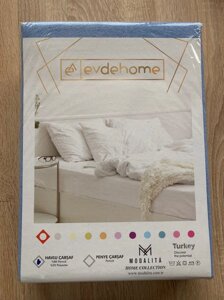 Террі на еластичній смузі Evde Home 210x250 та дві наволочки 50x70 332703