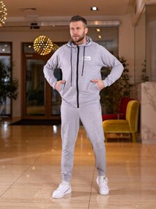 Чоловічий спортивний костюм колір графітЧоловічий спортивний костюм колір графіт
