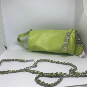 Жіноча сумочка колір насичений зелений 437286