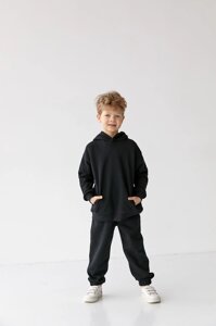 Дитячий спортивний костюм для хлопчика чорний нар. 110 439844