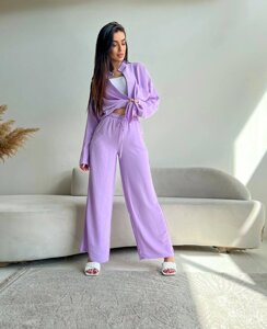 Жіночий костюм-двійка колір фіолетовий нар. 42/44 454369