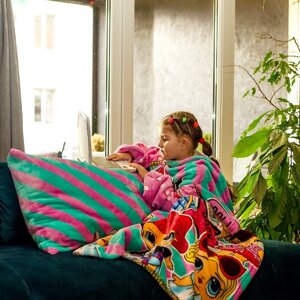 Ручка Palaid з рукавами мікрофібри з малюнками для дітей 125x80 LOL SKL20-277458