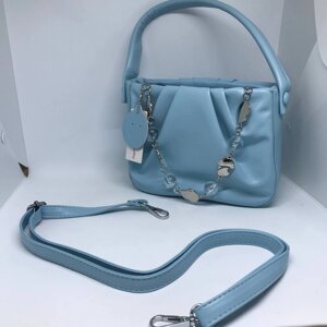Жіноча сумочка колір насичений блакитний 436740