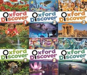 Oxford Discover 1, 2, 3, 4, 5, 6 Studen's book + Workbook