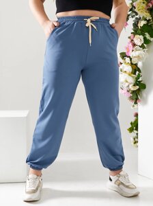 Жіночі спортивні штани двох джинсів -забарвлені джинси r. 50 406160