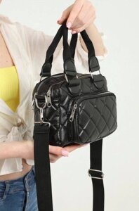 Жіноча сумочка через плече чорний колір 452952