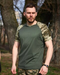 T -сорочка тактично чоловічий колір хакі/піксель r. M 408296