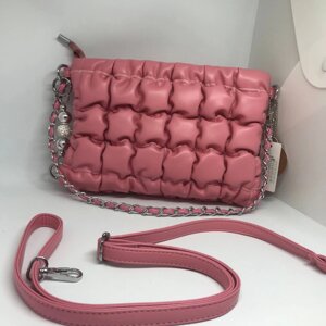 Жіноча сумочка колір насичений рожевий 436248
