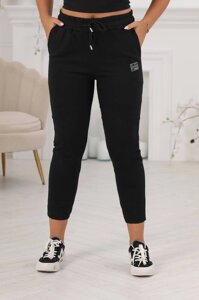 Жіночі штани-джегінси колір чорний. 50/52 441982