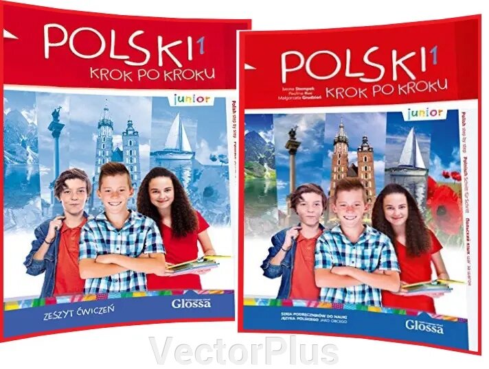 Polski krok po kroku Junior Польська мова. Крок за кроком. Підручник та зошит від компанії VectorPlus - фото 1