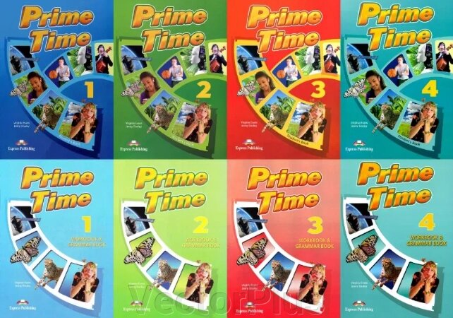 Prime Time 1 ,2, 3, 4 уровень Student's Book + Workbook