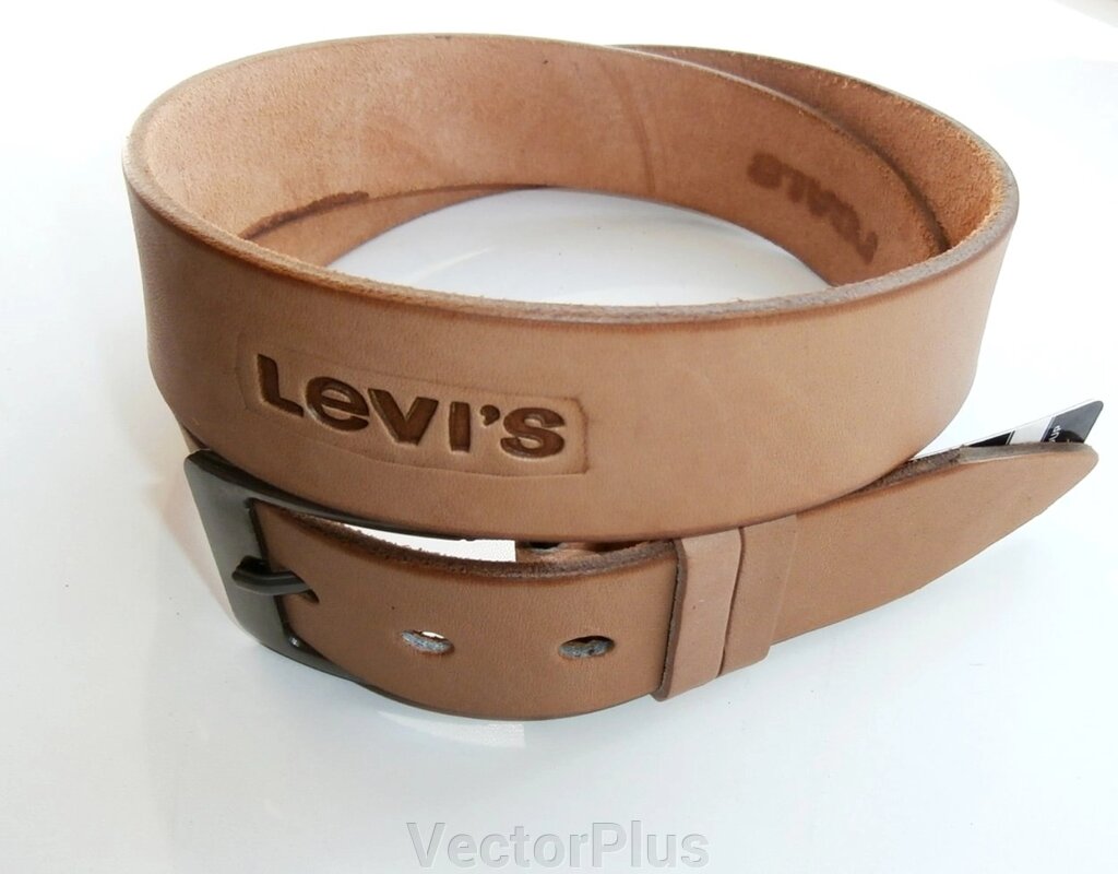 Ремінь чоловічий "Levi" s "натуральна шкіра 113 см. від компанії VectorPlus - фото 1