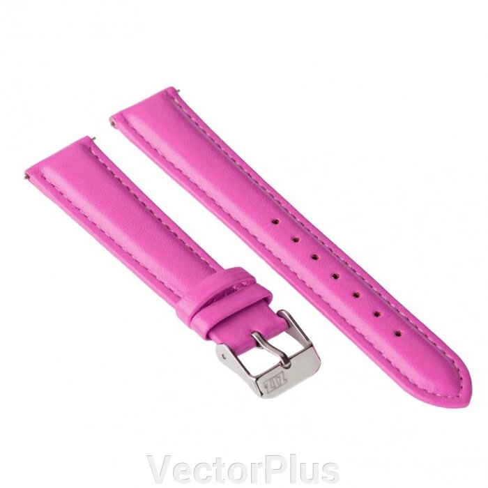 Ремінець для годинника ZIZ малиново-пурпурний, срібло 228859 від компанії VectorPlus - фото 1