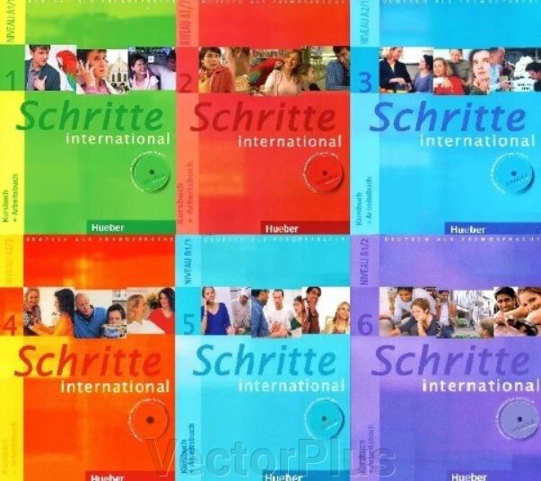 Schritte International Kursbuch + Arbeitsbuch 1,2,3,4,5,6 від компанії VectorPlus - фото 1