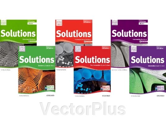 Solutions 2 edition elementary, pre intermediate for Ukraine від компанії VectorPlus - фото 1