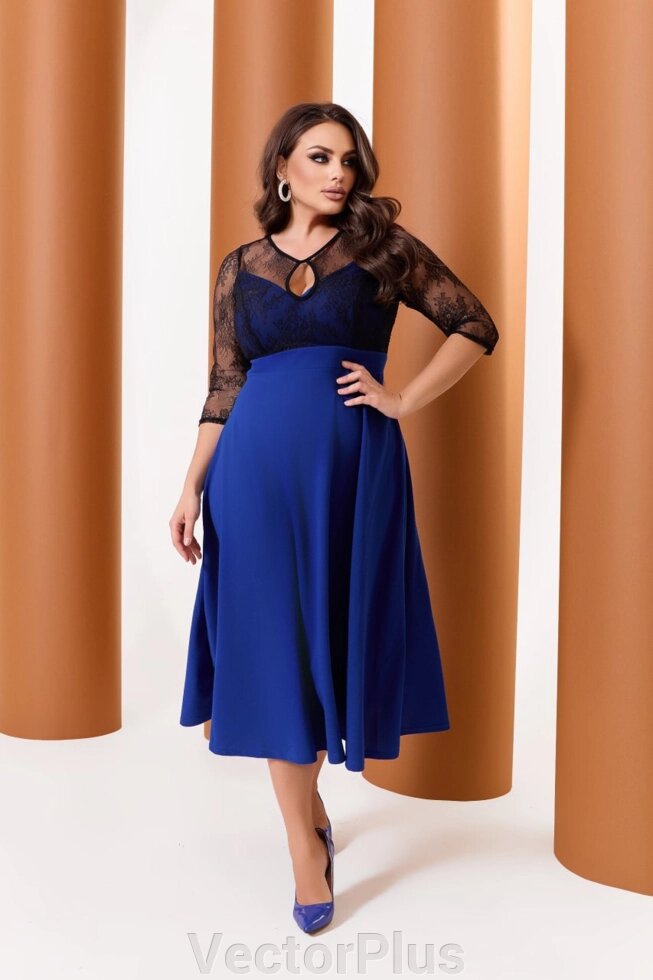 Стильна жіноча сукня a-siluet r. 48/50 376214 від компанії VectorPlus - фото 1