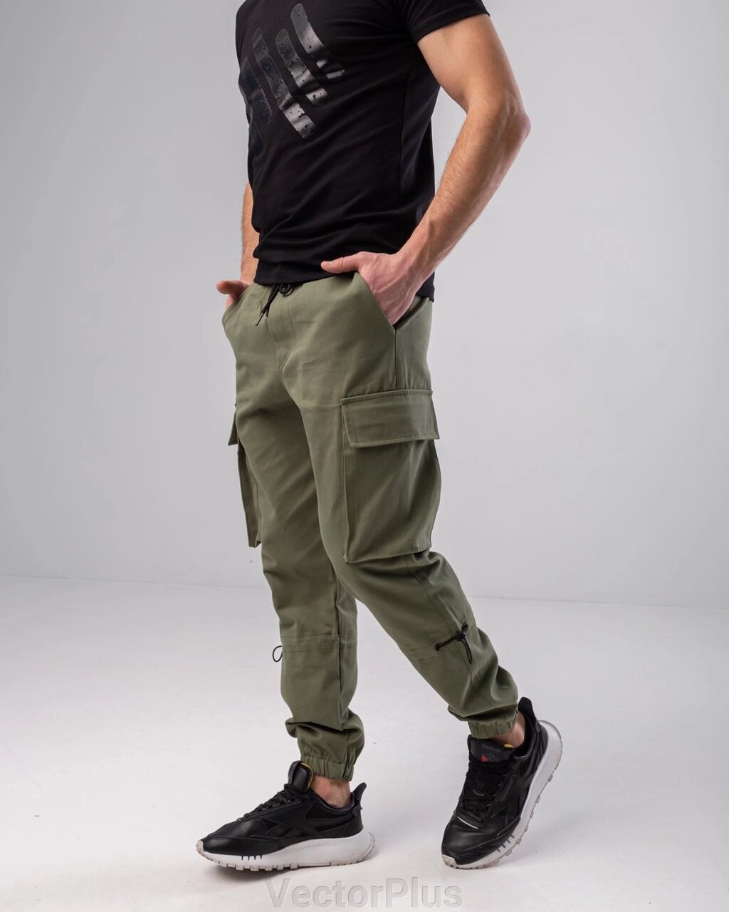 Унісекс штани карго "Bayraktar" колір хакі нар. M 436604 від компанії VectorPlus - фото 1
