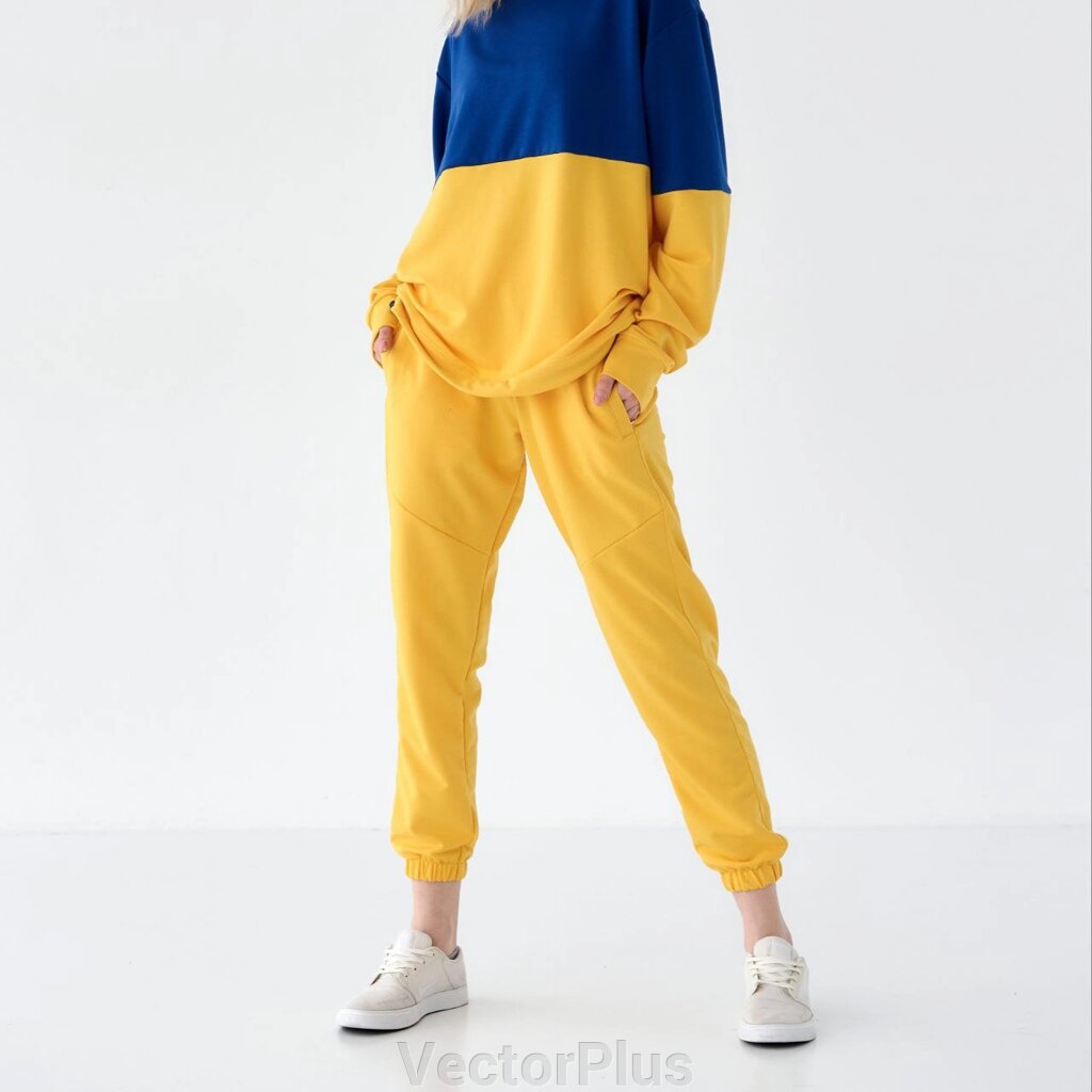 Унісекс штани "Ukraine" колір жовтий 436585 від компанії VectorPlus - фото 1