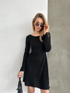 Женское платье мини цвет черный р. 46/48 453556